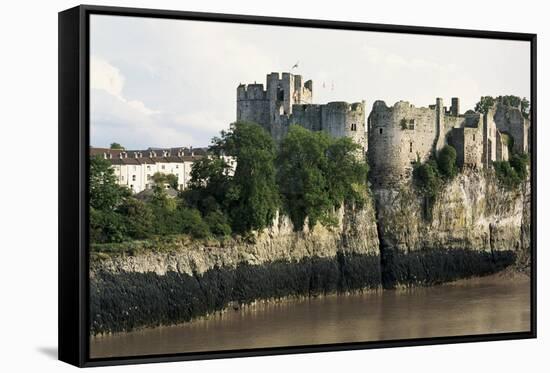 Chepstow Castle, Gwent, Wales, United Kingdom-Rob Cousins-Framed Stretched Canvas