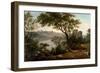 Chepstow Castle, Monmouthshire (Oil on Canvas)-John Glover-Framed Giclee Print