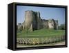 Chepstow Castle, Monmouthshire, Wales, United Kingdom-David Hunter-Framed Stretched Canvas