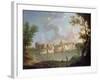 Chepstow Castle (Oil on Canvas)-John Inigo Richards-Framed Giclee Print