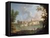 Chepstow Castle (Oil on Canvas)-John Inigo Richards-Framed Stretched Canvas