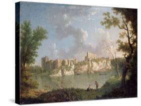 Chepstow Castle (Oil on Canvas)-John Inigo Richards-Stretched Canvas