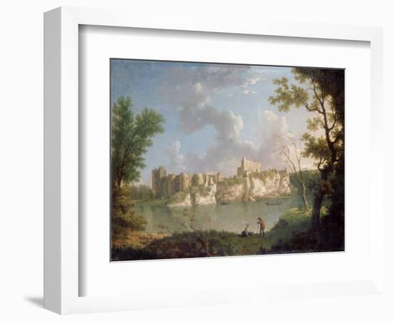 Chepstow Castle (Oil on Canvas)-John Inigo Richards-Framed Giclee Print