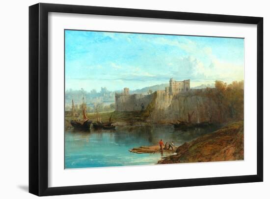 Chepstow Castle On The Wye, 1872-Edmund John Niemann-Framed Giclee Print