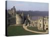 Chepstow Castle, Wales, United Kingdom-Adam Woolfitt-Stretched Canvas