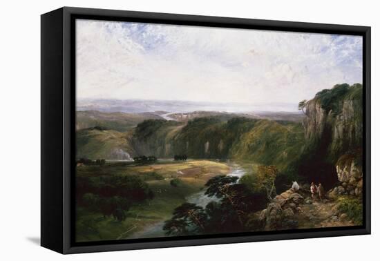 Chepstow from the Windcliff, 1853-George Vicat Cole-Framed Stretched Canvas