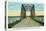 Chequamegon Bay, Wisconsin - Long Bridge Between Ashland and Bayfield-Lantern Press-Stretched Canvas