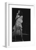 Cher in Feathers-null-Framed Art Print