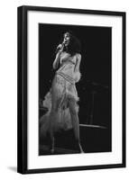 Cher in Feathers-null-Framed Art Print