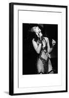 Cher Performing-null-Framed Art Print