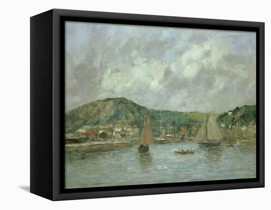 Cherbourg, 1883-Eugène Boudin-Framed Stretched Canvas