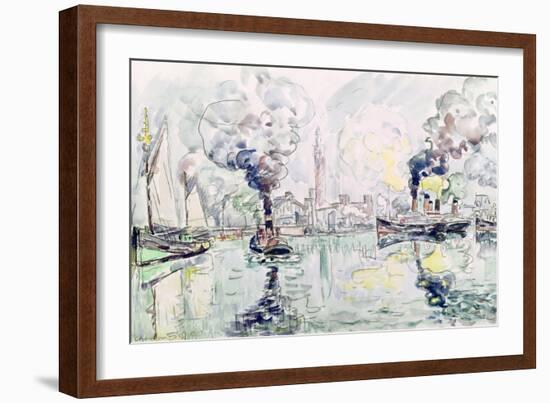 Cherbourg, 1931-Paul Signac-Framed Giclee Print