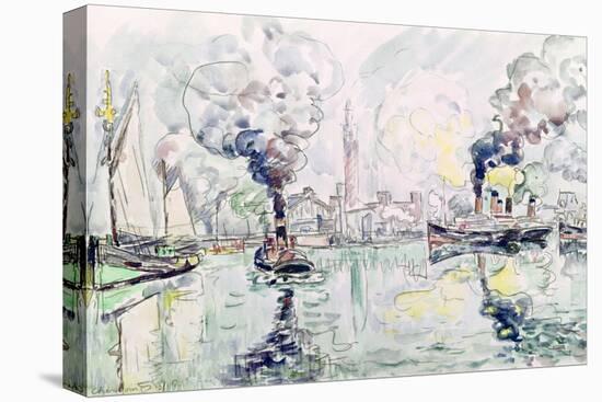 Cherbourg, 1931-Paul Signac-Stretched Canvas