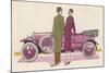 Cheri How Divinely Clever of You to Find a Renault That Goes So Tastefully with My Coat!-Jean Grangier-Mounted Art Print