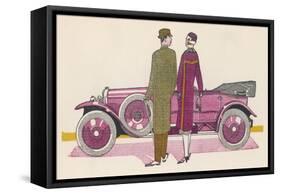 Cheri How Divinely Clever of You to Find a Renault That Goes So Tastefully with My Coat!-Jean Grangier-Framed Stretched Canvas