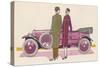 Cheri How Divinely Clever of You to Find a Renault That Goes So Tastefully with My Coat!-Jean Grangier-Stretched Canvas