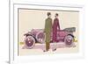 Cheri How Divinely Clever of You to Find a Renault That Goes So Tastefully with My Coat!-Jean Grangier-Framed Art Print