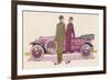 Cheri How Divinely Clever of You to Find a Renault That Goes So Tastefully with My Coat!-Jean Grangier-Framed Art Print