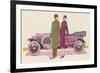 Cheri How Divinely Clever of You to Find a Renault That Goes So Tastefully with My Coat!-Jean Grangier-Framed Art Print