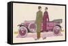 Cheri How Divinely Clever of You to Find a Renault That Goes So Tastefully with My Coat!-Jean Grangier-Framed Stretched Canvas