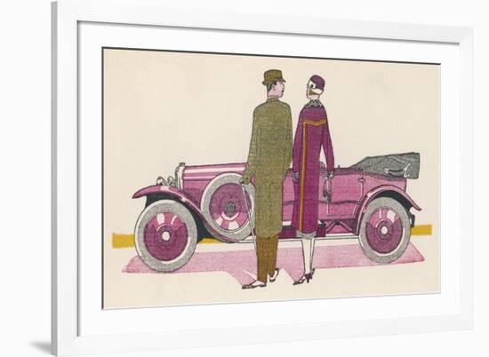 Cheri How Divinely Clever of You to Find a Renault That Goes So Tastefully with My Coat!-Jean Grangier-Framed Premium Giclee Print