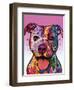 Cherish the Pitbull-Dean Russo-Framed Giclee Print