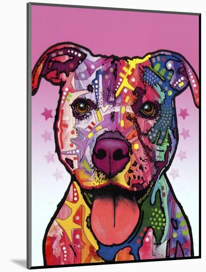 Cherish the Pitbull-Dean Russo-Mounted Giclee Print