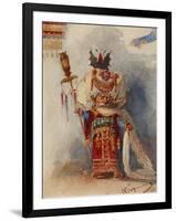 Chernomor. Costume Design for the Opera Ruslan and Lyudmila by M. Glinka-Viktor Alexandrovich Hartmann-Framed Premium Giclee Print