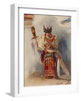 Chernomor. Costume Design for the Opera Ruslan and Lyudmila by M. Glinka-Viktor Alexandrovich Hartmann-Framed Giclee Print