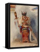 Chernomor. Costume Design for the Opera Ruslan and Lyudmila by M. Glinka-Viktor Alexandrovich Hartmann-Framed Stretched Canvas