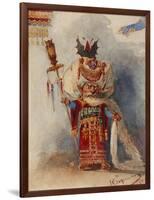 Chernomor. Costume Design for the Opera Ruslan and Lyudmila by M. Glinka-Viktor Alexandrovich Hartmann-Framed Giclee Print