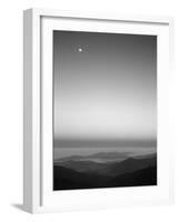 Cherohala Skyway, Full Moon over the Smoky Mountains-Rob Tilley-Framed Photographic Print