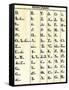 Cherokee Alphabet Developed by Sequoyah-null-Framed Stretched Canvas