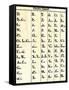 Cherokee Alphabet Developed by Sequoyah-null-Framed Stretched Canvas