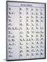 Cherokee Alphabet, Developed in 1821-null-Mounted Giclee Print