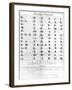 Cherokee Alphabet, from Pendelton's "Lithography," 1835-null-Framed Giclee Print