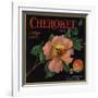 Cherokee Brand - Highland, California - Citrus Crate Label-Lantern Press-Framed Art Print