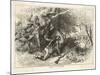 Cherokee Indians Ambush British Soldiers-null-Mounted Art Print