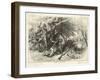 Cherokee Indians Ambush British Soldiers-null-Framed Art Print