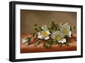 Cherokee Roses-Martin Johnson Heade-Framed Giclee Print