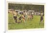 Cherokee Stickball, North Carolina-null-Framed Art Print