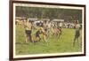 Cherokee Stickball, North Carolina-null-Framed Art Print