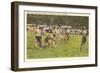 Cherokee Stickball, North Carolina-null-Framed Art Print