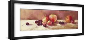 Cherries and Apples-Nel Whatmore-Framed Art Print