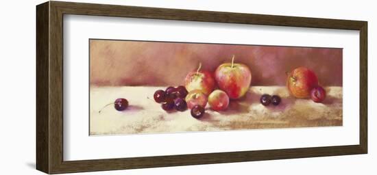 Cherries and Apples-Nel Whatmore-Framed Art Print