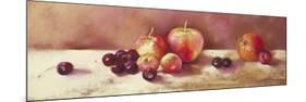 Cherries and Apples-Nel Whatmore-Mounted Art Print