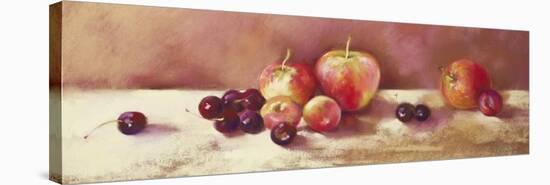 Cherries and Apples-Nel Whatmore-Stretched Canvas