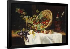 Cherries and Gooseberries in a Basket, 1859-Gertrud Trefftz-Framed Giclee Print