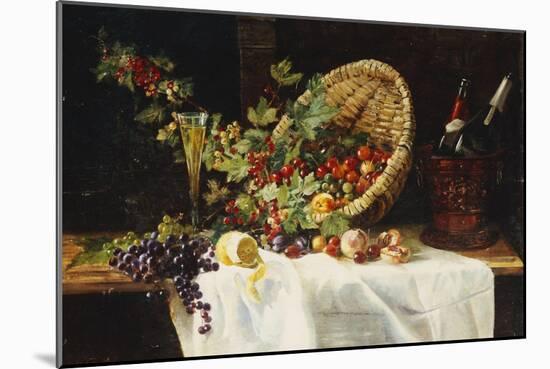 Cherries and Gooseberries in a Basket, 1859-Gertrud Trefftz-Mounted Giclee Print