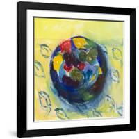 Cherries And Greengages-Julie Held-Framed Giclee Print